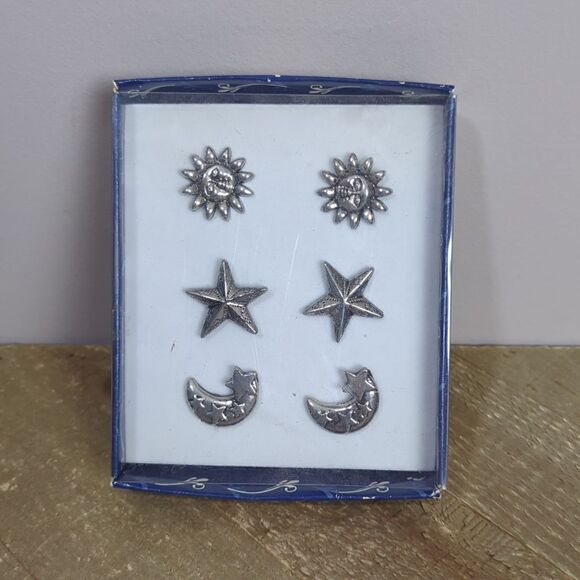 Vintage candle jewelry. 90s moon and stars decor - Picture 1 of 4